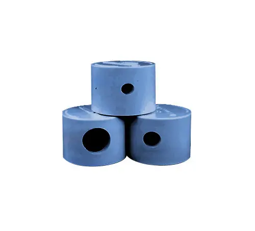 Top Rated Paramount PCC2000 Twistlock Nozzle Caps 1/4", 3/8", 5/8" - Light Blue #005-552-5031-06