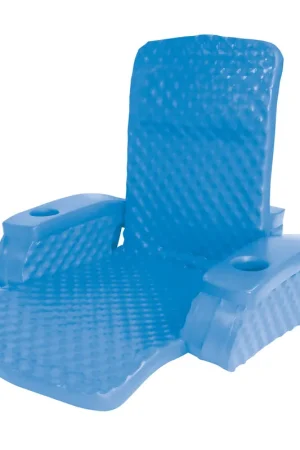 Hassle-Free Returns Baja 2 Folding Lounge Chair in Bahama Blue