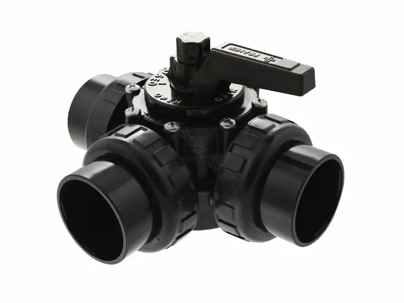 3-Way Diverter Valve Slip C/W Unions - 2" Best Seller