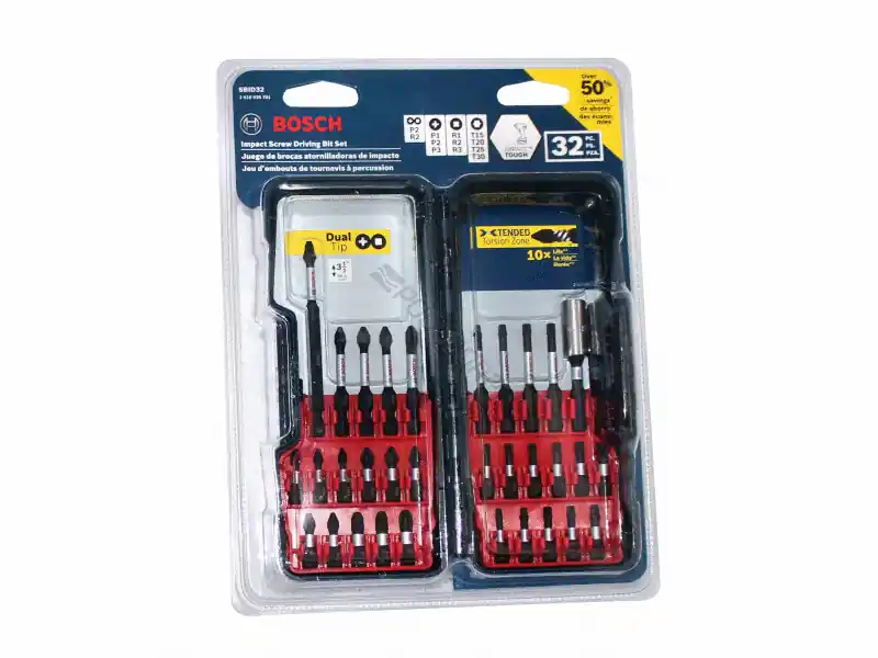 32Pc Impact Screwdriver Bit Set Free Returns