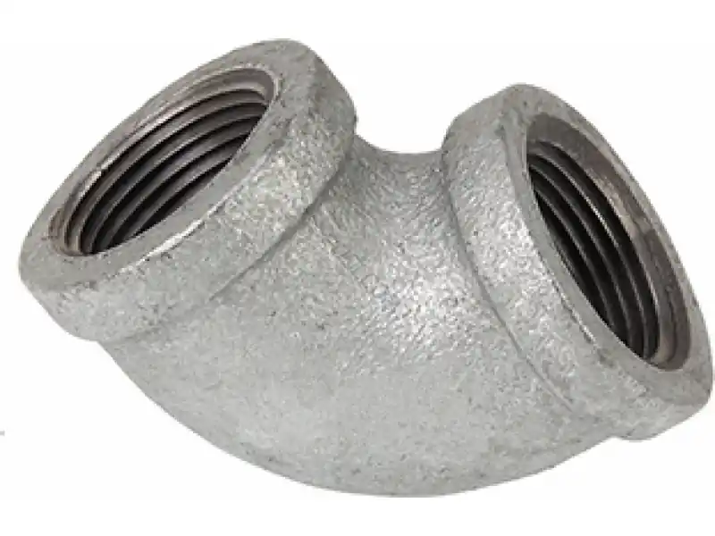 1.25" Galvanized 90^ Elbow Discount