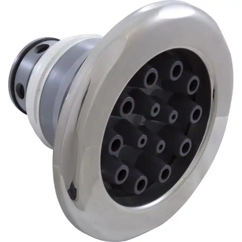 Jet Intl, CMP Jumbo,7-1/2"fd,Massage,Scalloped,SS/Graph Gry Secure Checkout