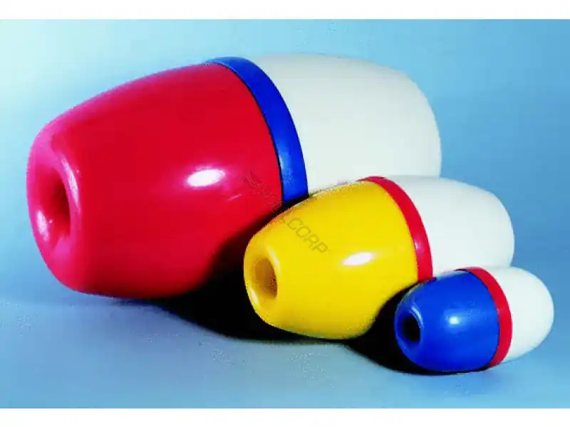 Order Now 3"X5" Red & White Lok-On Rope Float