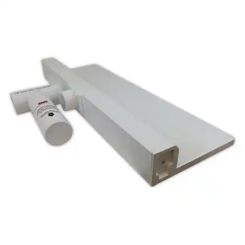 Custom Molded Products White Waterfall 48" W/6" Lip Sheer Descent | 25577-430-000 Luxury