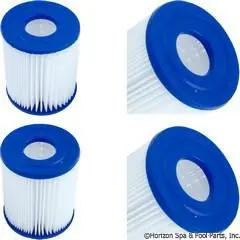 Today Only Pleatco Cartridge, 8sqft,2-1/16"ot,2-1/16"ob,4-1/4",5-7/16" 3oz pair | PBW5PAIR