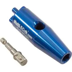 Best Choice Multi-Tork Socket, 7/16" Clamp & Josam Plug Combo, Aluminum | MT-225